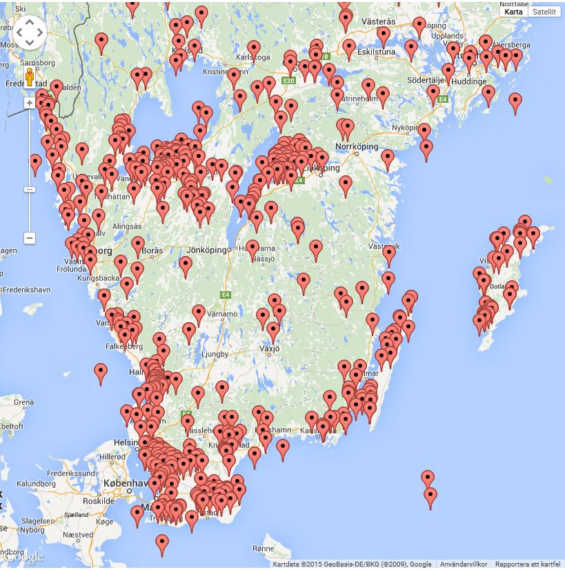 Karta över Sveriges vindkraftverk | KLIMATSANS
